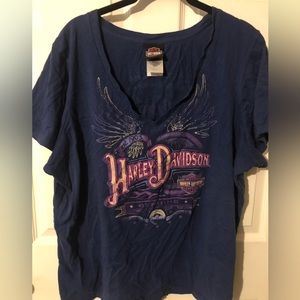 Harley Davidson Low Cut Tshirt